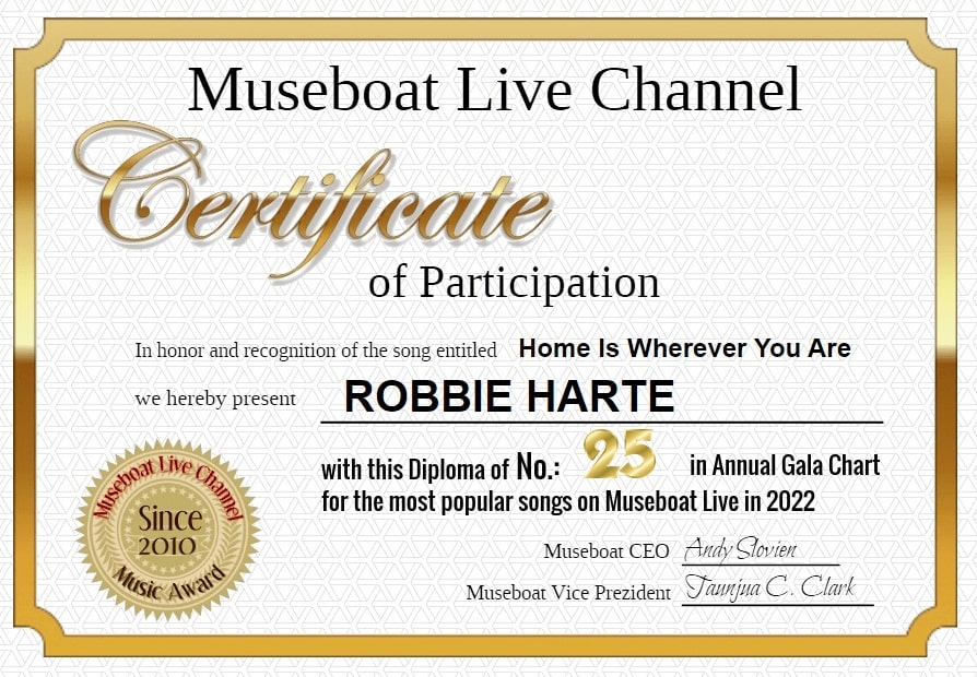 ROBBIE HARTE on Museboat Live